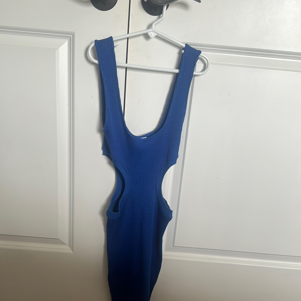 Zara Blue Cutout Dress